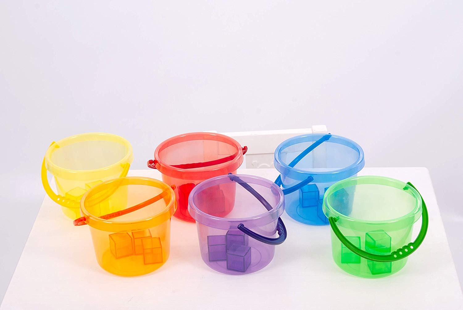 Tickit Translucent bucket set – Children’s Learning & Vocational Sensory Toys For Children Aged 0-8 Years – Summer Toys/ Outdoor Toys