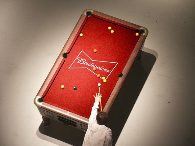 Budweiser Branded Pool Table Cloth – Table Top Sports