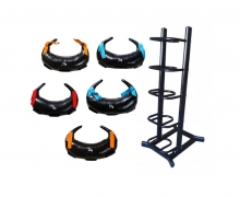C.G.E Bulgarian Bag Set, 8kg-22kg + Rack – Bulgarian Bags||Storage Racks – Custom Gym Equipment
