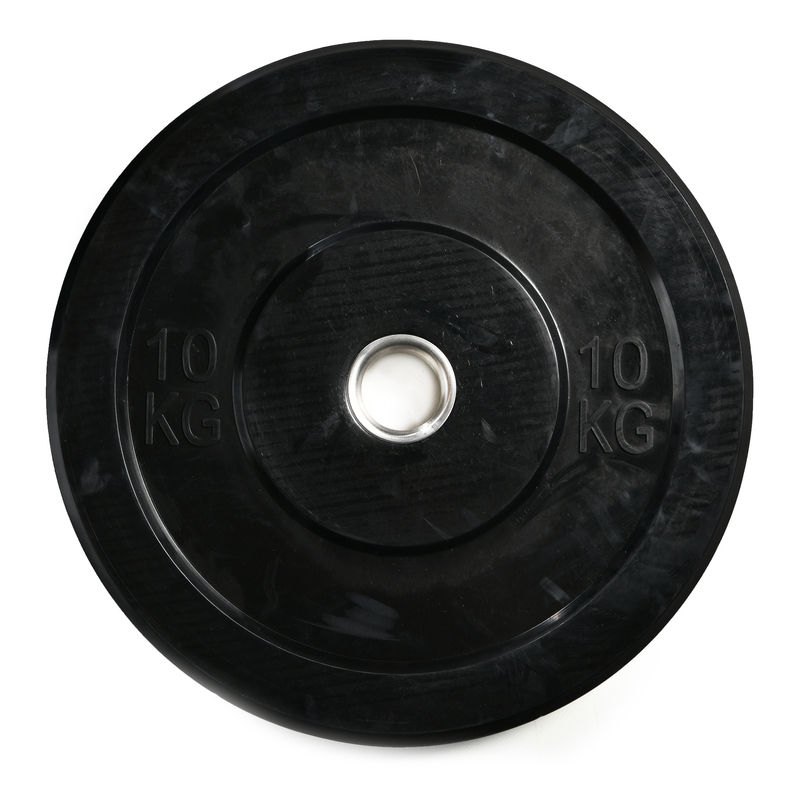 Black Bumper Plates 2 x 10kg – SuperStrong Fitness