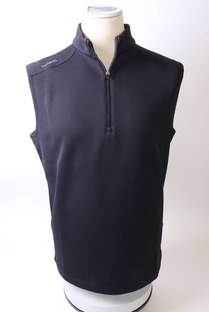 Ping Men’s Ramsey 1/4 Zip Sensor Warm Vest – XL – Black – Get That Brand