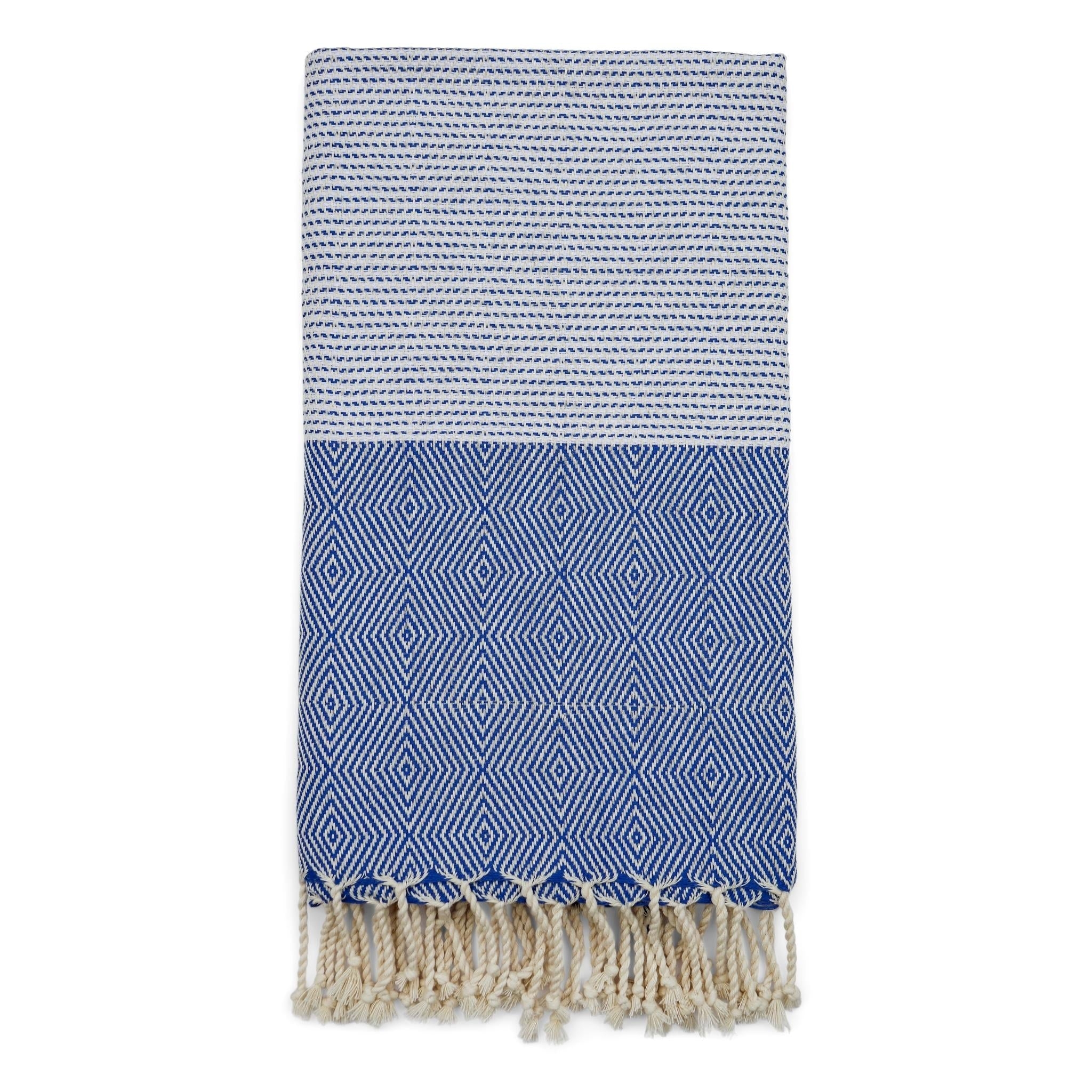Capri Classic Hammam Towel – Cobalt – One Size – Cotton – Sand & Salt