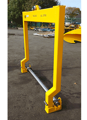 Cable Drum Jacks – Swa Cable Drum Lifter – Cable Drum Lifter – 5T Suspendid Cable Drum Lifter Ref 109-1-2 – Yellow – 80 mm X 1,200 mm