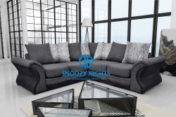 Candem Corner Sofa – Grey – Snoozy Nights