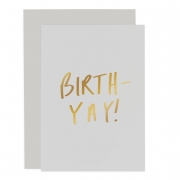 Birth-yay Sentiments Card