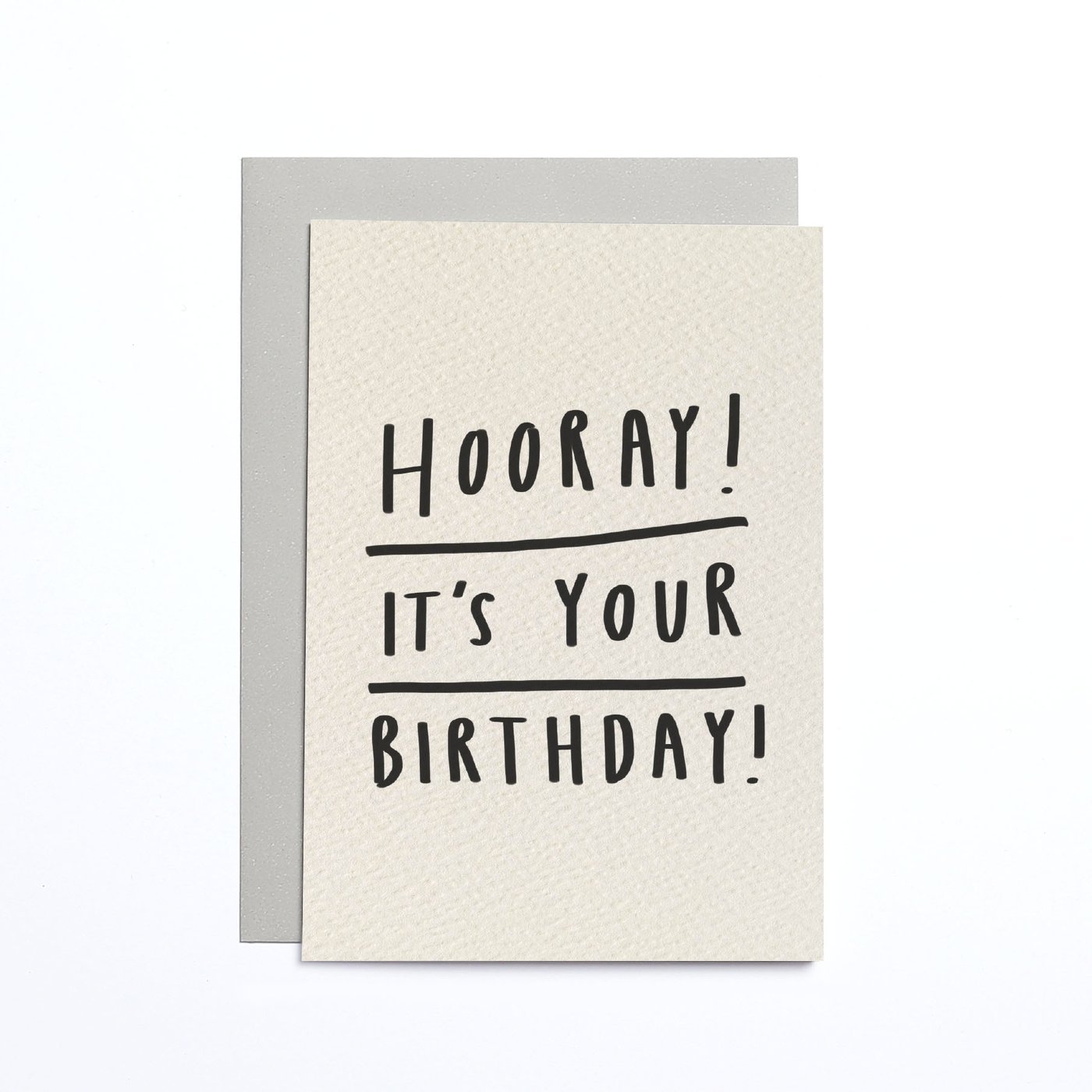 Hooray! It’s Your Birthday Cream Small Card