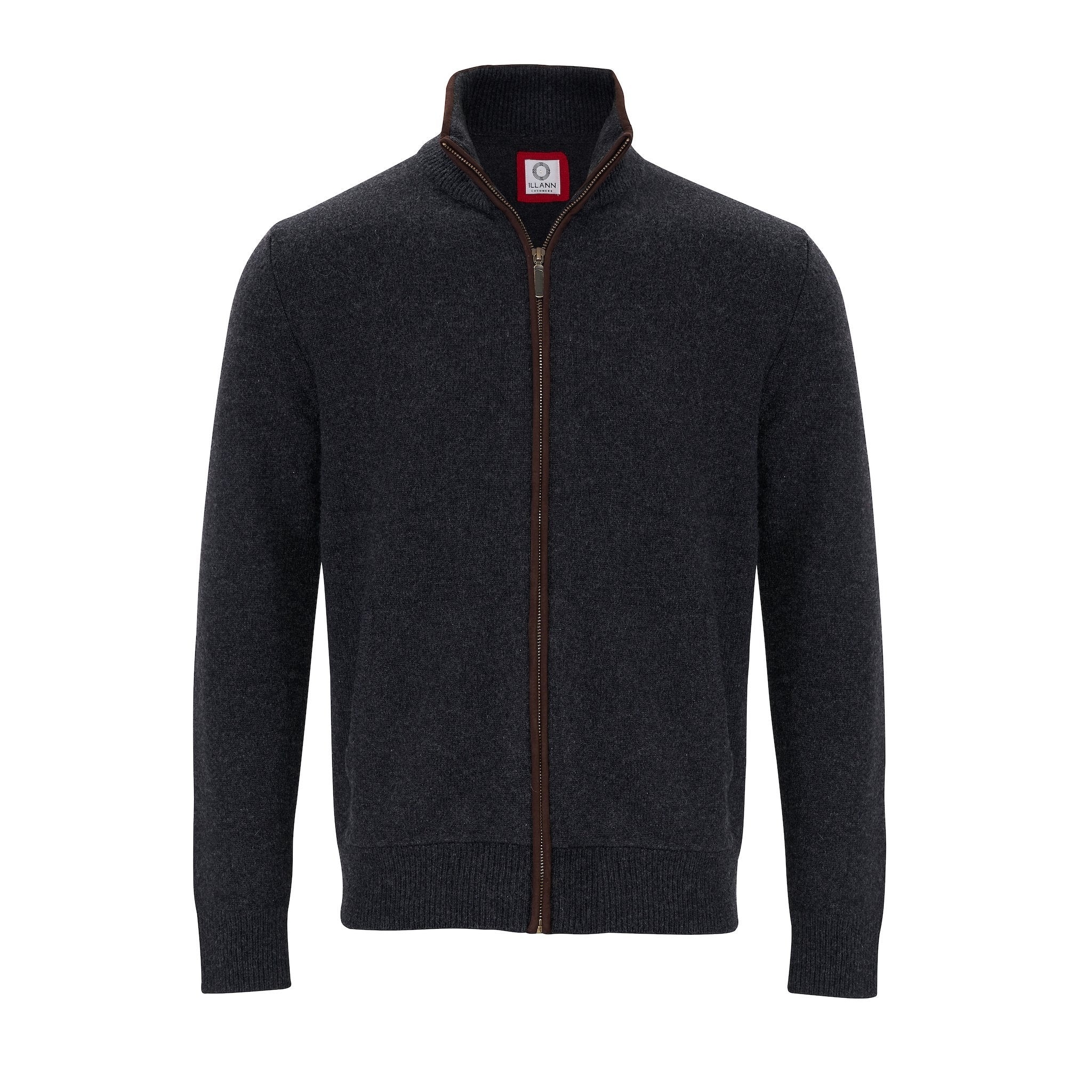 Cardigan Four ply – Charcoal L