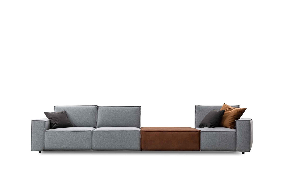 Cavalli Modular Sofa – Velvet 728 Dark Gray Elite – Novia Furniture