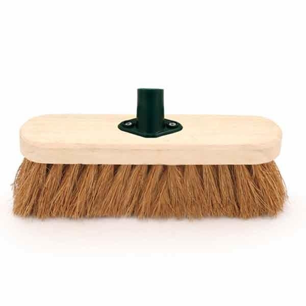 10″ Soft Natural Coco Sweeping Brush Head, Soft Broom Head