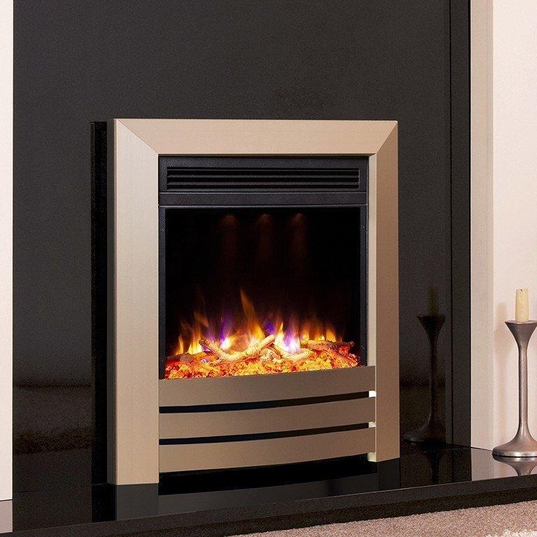 Celsi Electriflame XD Camber 16 inch Electric Fire – Champagne / Spacer required (allows for flush fit)
