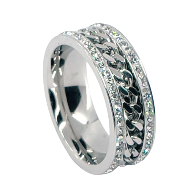 Chain Ring £24.99 6 – Silver – Ezavision