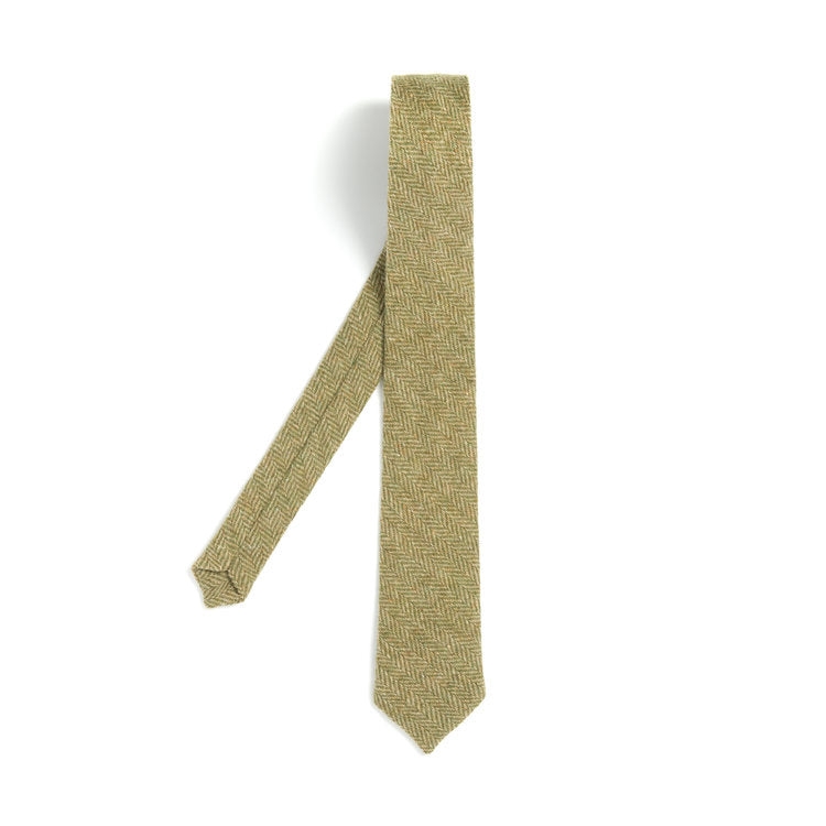 Orwell and Browne Tie Chartreuse