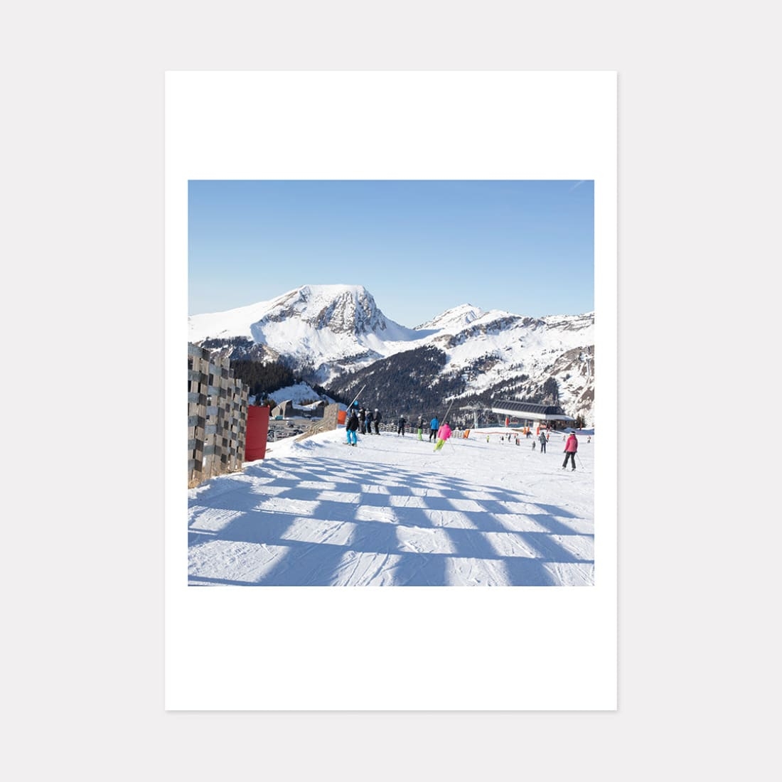 Checkerboard Art Print, A2 (59.4cm x 42cm) unframed print – Powderhound