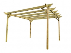 Champion Wooden Garden Pergola Kit  – Large Range of Sizes – 1.8m x 1.8m