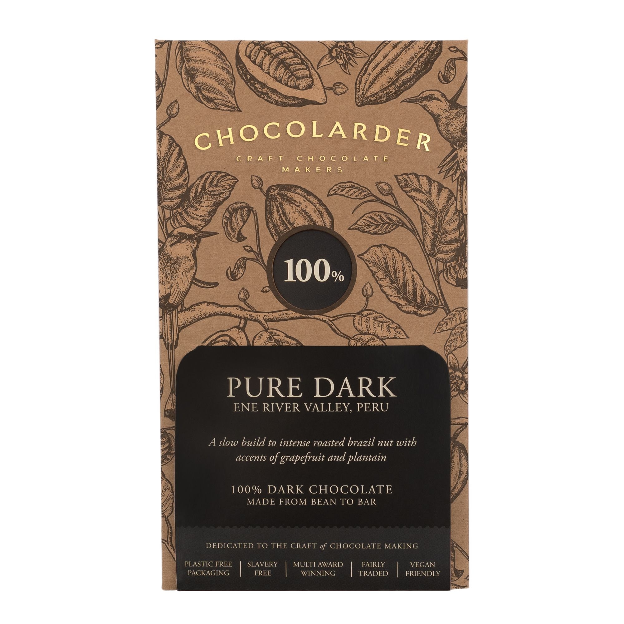 Chocolarder 100% Dark Chocolate – Confection Affection