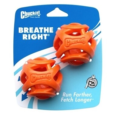 Chuckit – Breathe Right Fetch Ball Small (2Pk) 4.8cm