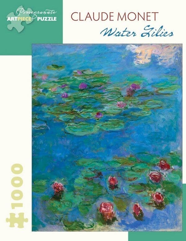Jigsaw Puzzle Claude Monet – Water Lilles – 1000 Pieces – Pomegranate – The Yorkshire Jigsaw Store