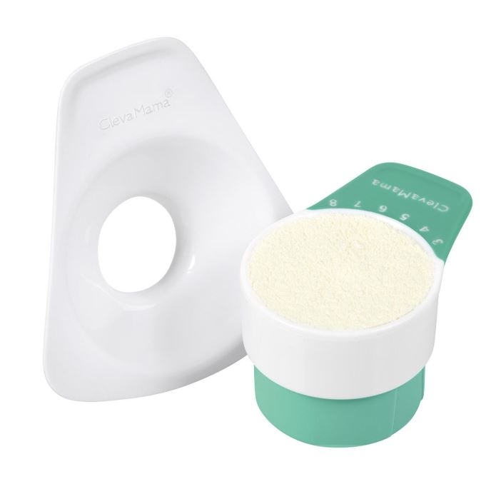 Clevamama – Clevascoop – White / Green – Bpa Free Plastic