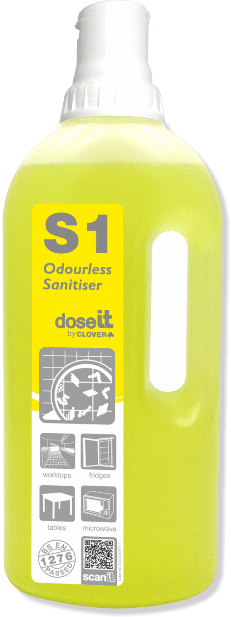 Clover Chemicals Dose It S1 Hard Surface Cleaner & Sanitiser (225) – 8 x 1 Ltr – North Star Supplies