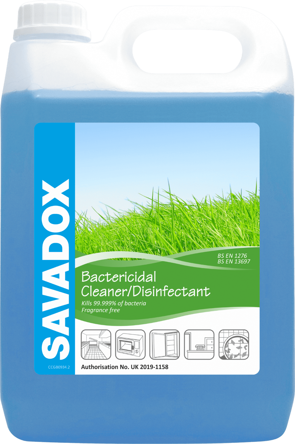 Clover Chemicals Savadox Bactericidal Cleaner/ Disinfectant (245) – 5 Ltr – North Star Supplies