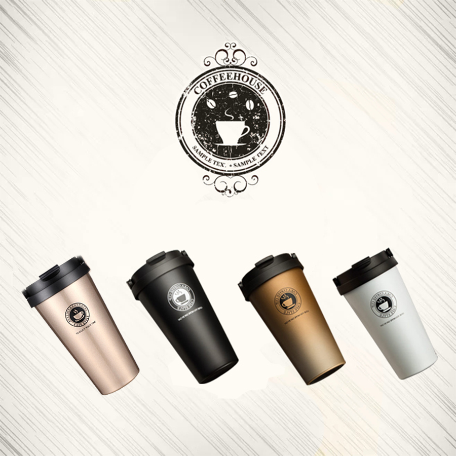 Stainless Steel Vacuum Insulated Coffee Mug – Black