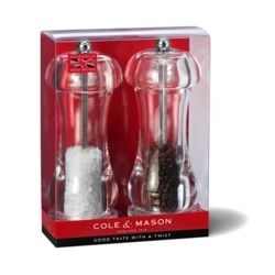 Cole & Mason Capstan Salt & Pepper Set – 175mm