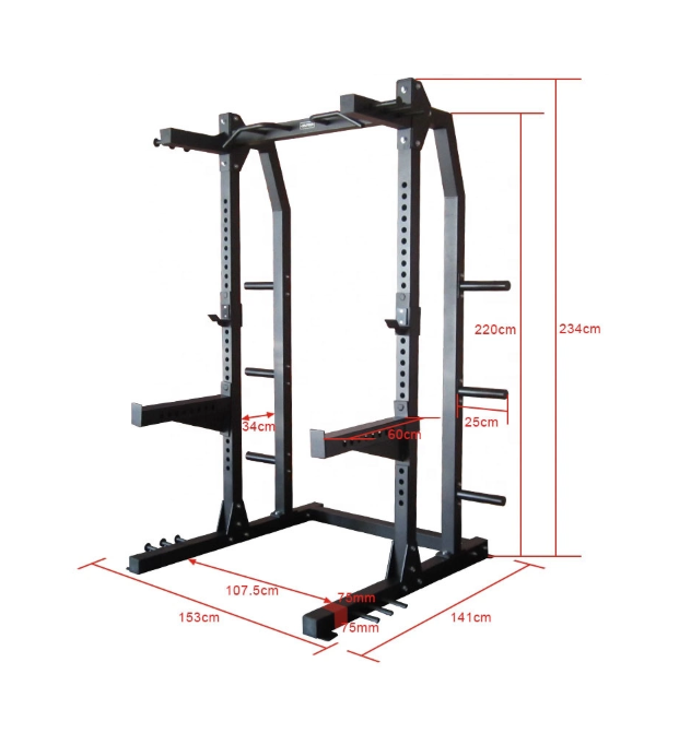 C.G.E Commercial Half Rack – Power Racks – Custom Gym Equipment