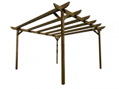 Corbel Wooden Garden Pergola Kit – Large Range of Sizes – 1.8m x 1.8m