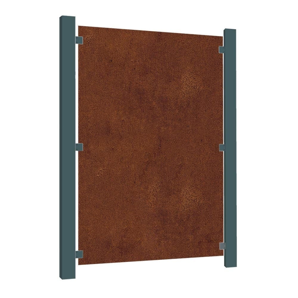 Starter Kit – 3 x Blank Corten Steel Fence Panels – 1780mm x 1190mm – Fencing & Barriers – Fence Panels – Stark & Greensmith