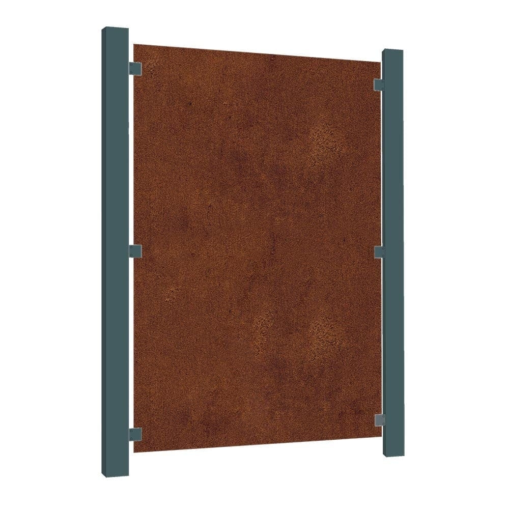 Starter Kit – 3 x Blank Corten Steel Fence Panels – 1780mm x 1190mm – Fencing & Barriers – Fence Panels – Stark & Greensmith