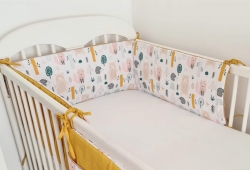 Cot Bumper Magical Forest Friends – 210Cm – evCushy