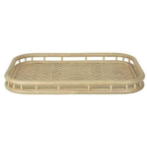 Rattan Queen Tray – NATURAL – L60 W40 H6 cm