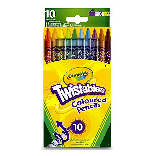 Crayola 10 Twistables Coloured Pencils – Children’s Games & Toys From Minuenta