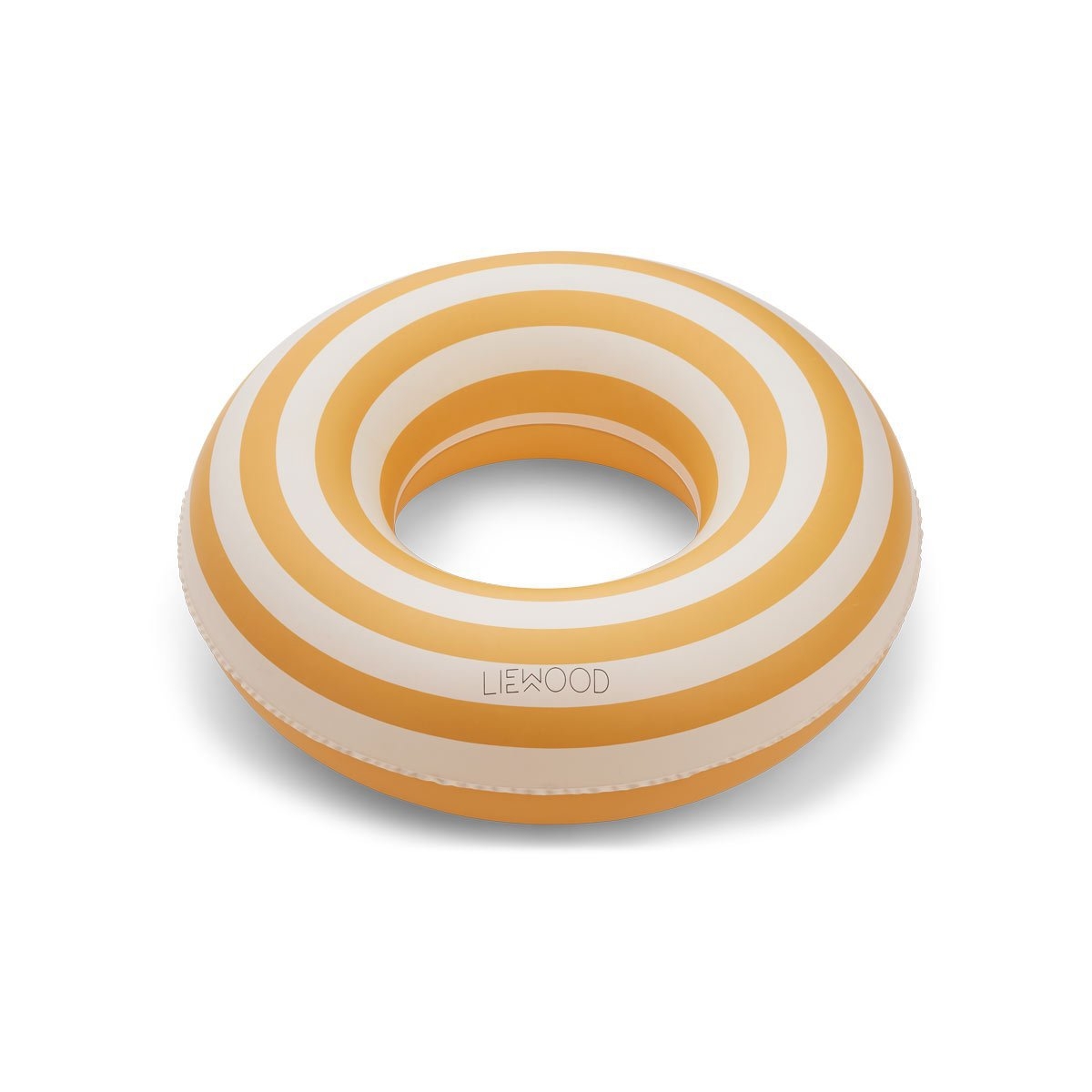 Baloo Swim Ring – Stripe: Yellow Mellow/Creme De La Creme – Liewood – Folk Interiors