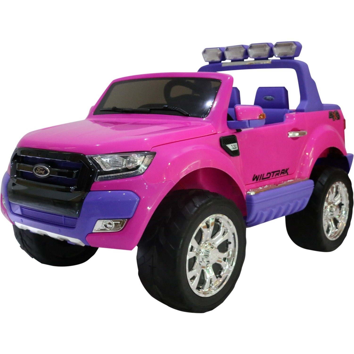 Ford Ranger Wildtrak 2018 Licensed 4WD 24V Battery Ride On Jeep – Pink