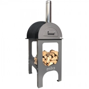 Mila 60 Pre-Built Wood-Fired Oven With Stand – Multiple Colour Options – Dark Grey – Outdoor Pizza Oven – Forno Boutique