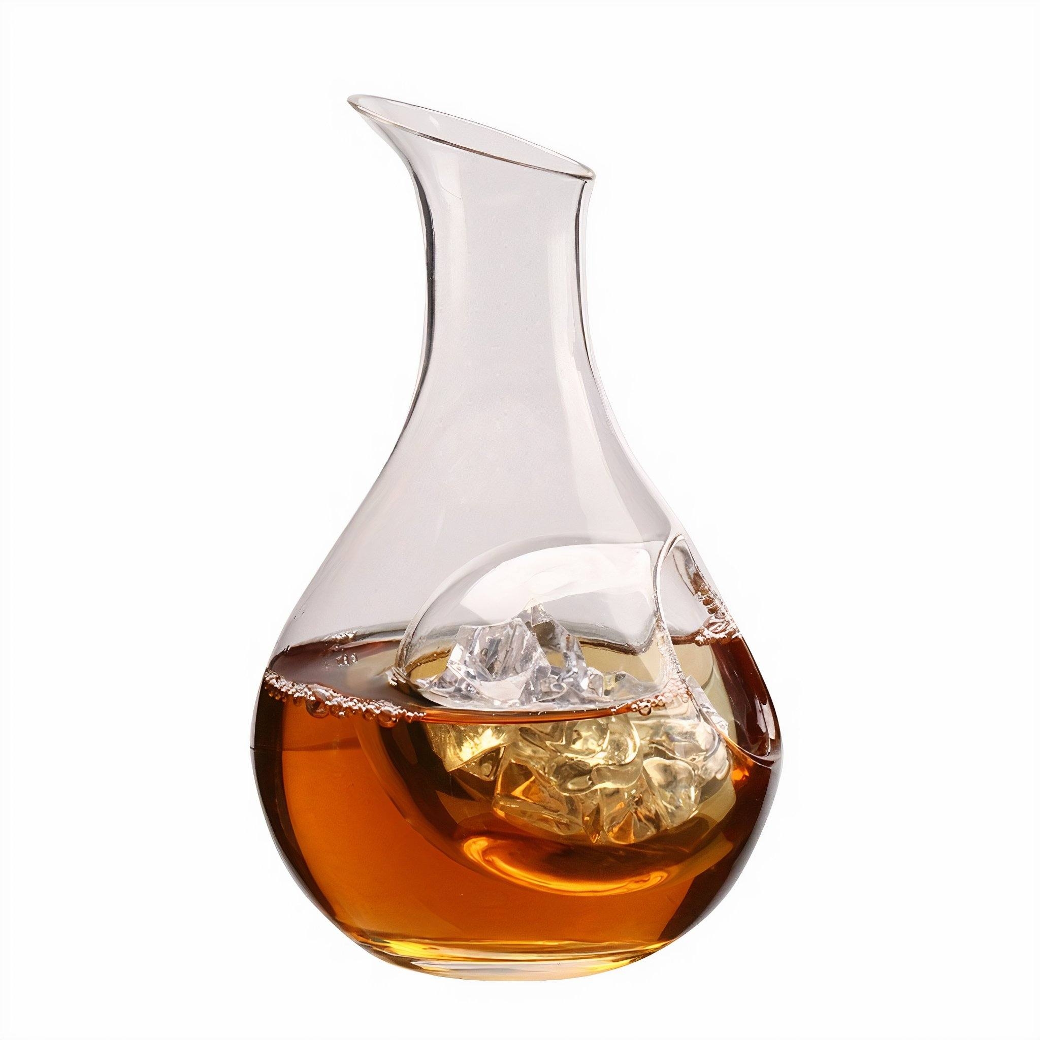Chilled Spirits Decanter – Clear – 340ml – Glass – The Trouvailles