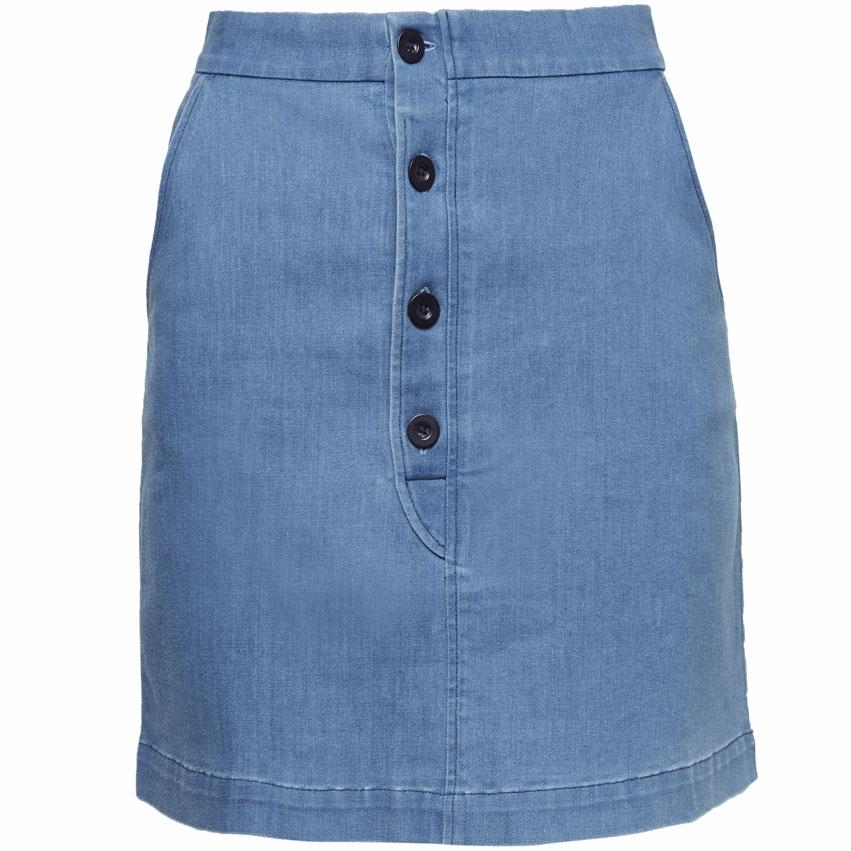 Great Plains Desert Short Skirt In Denim Wash – 10