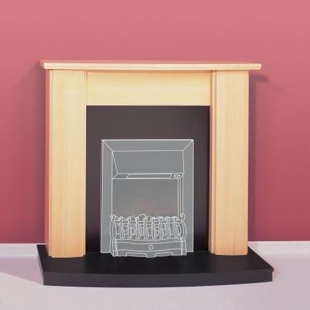 Dimplex Holwell Maple Fireplace Surround – Maple/Black