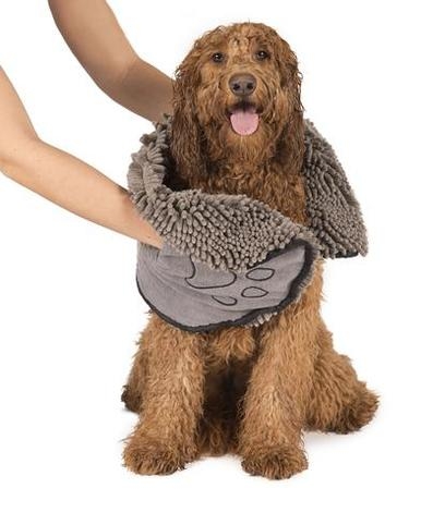 Dog Gone Smart – Dirty Dog Shammy Dog Towel – Brown