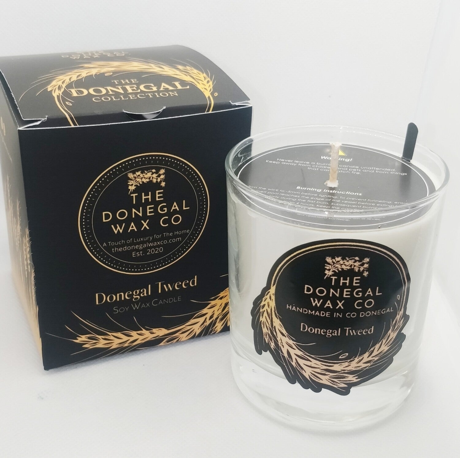 Donegal Wax Luxury Soy Candle Donegal Tweed – The Donegal Shop