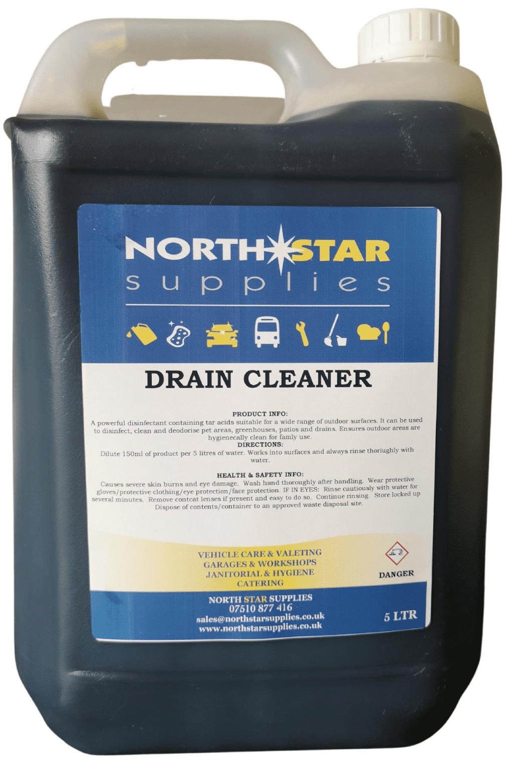 Drain Cleaner – North Star Supplies – 5 Ltr – North Star Supplies