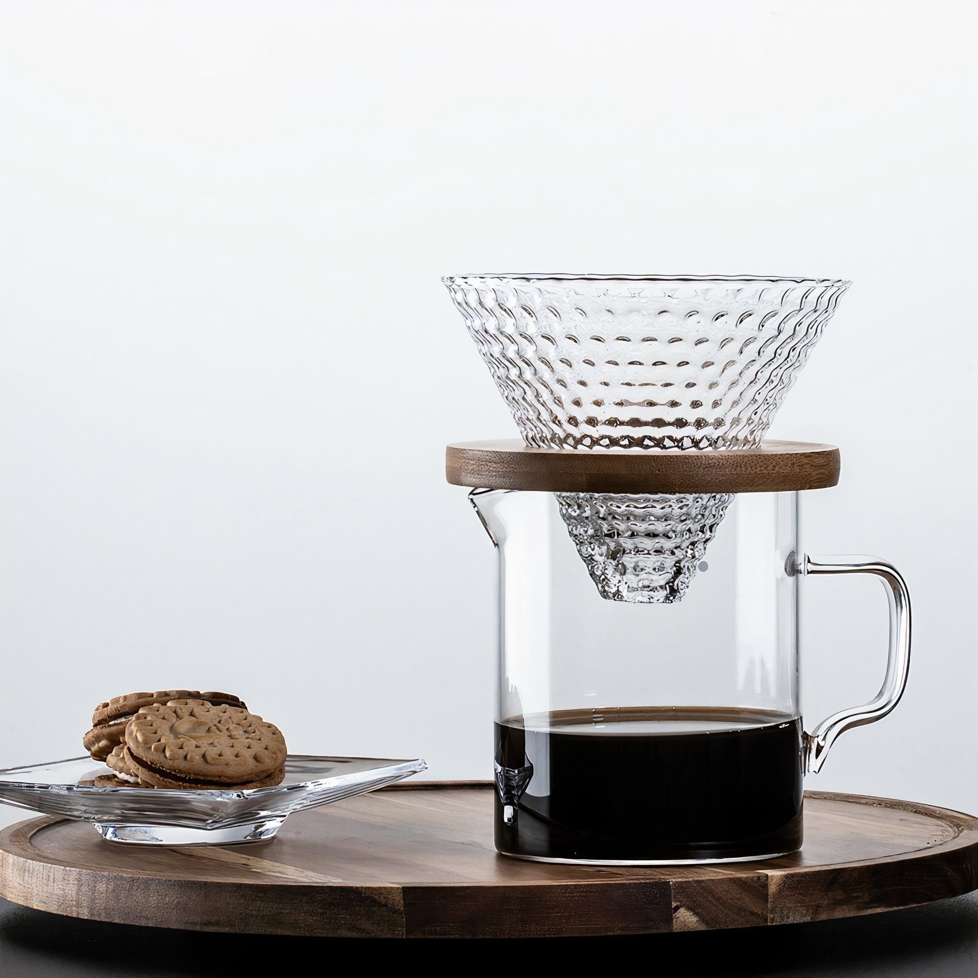 Bubble Glass Drip Coffee Maker – Clear – The Trouvailles