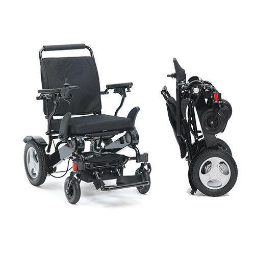Mobility Solutions Direct Electric Lightweight Folding Wheelchair (Lithium Ion Batteries)