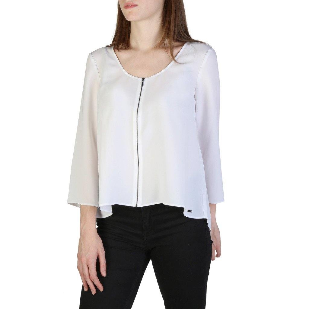 Armani Exchange Womens White Zip Up Sweater – 3Zyc24Yn34Z – White – S – JC Brandz