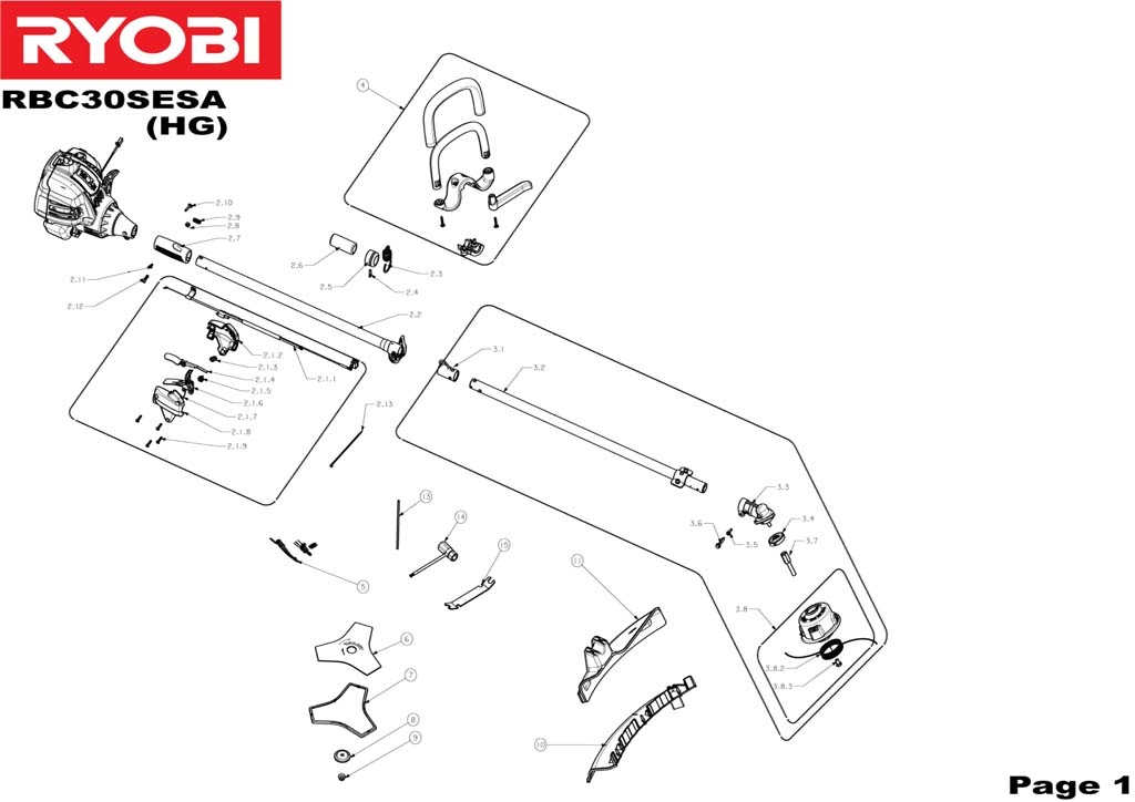 Ryobi – Spare Part – Intake Manifold For Petrol Brush Cutter – RBC30SESA – Intake Manifold – Genuine Replacement Part