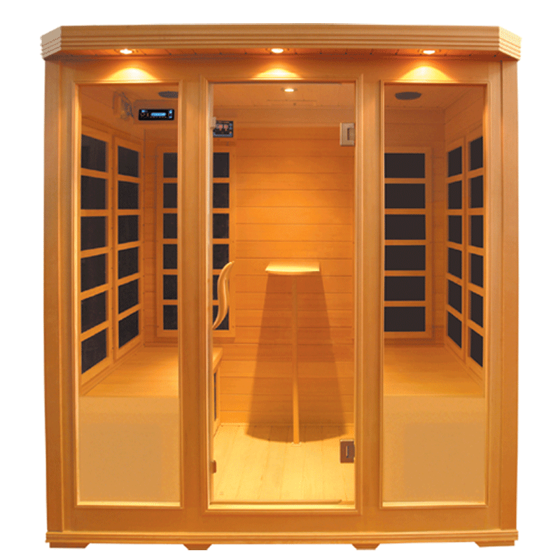 Four Person Infrared Sauna With Carbon Heaters