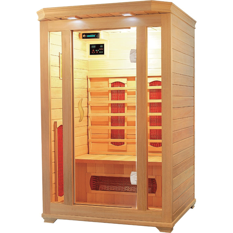 Two Person Infrared Sauna With Ceramic Heaters