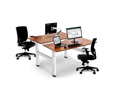 Back-to-Back Electric Twin Standing Desks – Up Standesk
