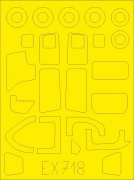 Eduard 1/48 Cessna O-2A Skymaster Paint Mask – # EX718 – Model Hobbies